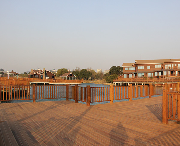 竹木護欄和扶手板