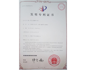 公司專利證書